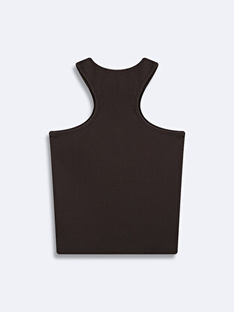 Kolsuz Fitilli Basic Kahve Rengi Atlet