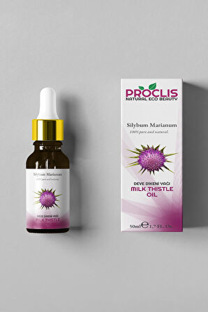 PROCLİS % 100 Doğal Soğuk Sıkım Sabit Deve Dikeni Yağı, Milk Thistle Oil, 50 ml