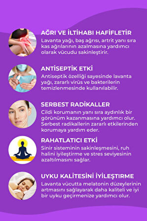PROCLİS Türk Lavanta Yağı,%100 Doğal Bitkisel Uçucu Yağ, Lavandin Oil 10 ml Sprey Başlıklı