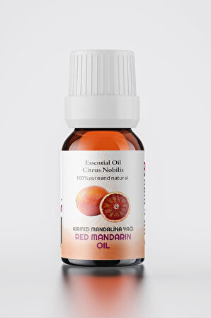 PROCLİS Soğuk Sıkım Kırmızı Mandalina Yağı, %100 Doğal Uçucu Yağ, Red Mandarin Oil 10 ml Sprey Başlıklı