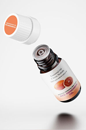 PROCLİS Soğuk Sıkım Kırmızı Mandalina Yağı, %100 Doğal Uçucu Yağ, Red Mandarin Oil 10 ml Sprey Başlıklı