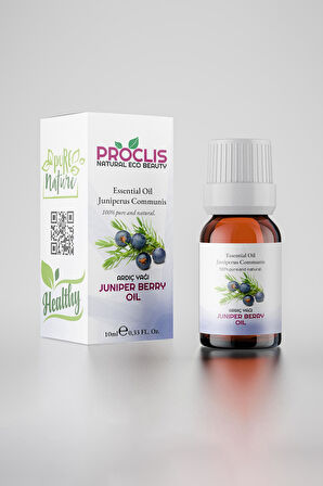 PROCLİS Ardıç Yağ, %100 Doğal Uçucu Yağ, Juniper Berry Oil 10ml Sprey Başlıklı