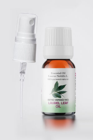 PROCLİS  Defne Yaprağı Yağı, %100 Doğal Uçucu Yağ, Laurel Leaf Oil 10 ml Sprey Başlıklı