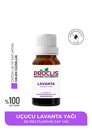 PROCLİS Lavanta Yağı, %100 Doğal Uçucu Yağ, Lavander Oil 10 ml Sprey Başlıklı