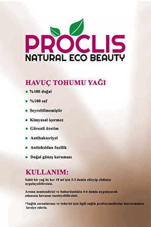 PROCLİS %100 Doğal Havuç Tohumu Yağı, Cam Şişe 10 ml