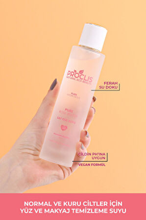 Gül Suyu Gözenek Sıkılaştırıcı Aydınlatıcı Ve Arındırıcı Tonik %100 Doğal Ve Saf 100 ml