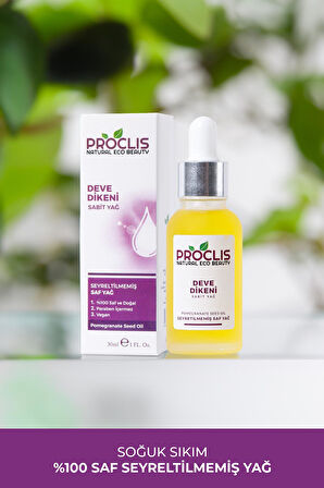 PROCLİS Deve Dikeni Yağı %100 Doğal Bitkisel Sabit Yağ, Milk Thistle Oil, Silybum Marianum 30 ml