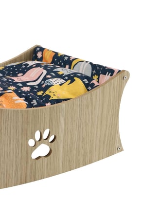 İsme Özel Ahşap Kedi Salıncağı, Sallanan Kedi Yatağı,Paspas Hediye