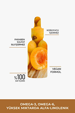 PROCLİS Kayısı Çekirdeği Yağı %100 Doğal Bitkisel Sabit Yağ, Apricot Kernel Oil, Prunus Armeniaca 30ml