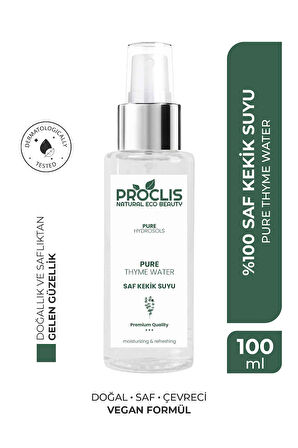 Kekik Suyu Ferahlık Verici Doğal Ağız Bakımı Tonik %100 Doğal ve Saf 100 ml