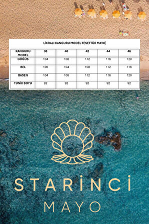 Tam Kapalı Mayo Paraşüt Kanguru Model Siyah Beyaz Tasarım