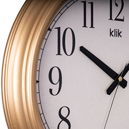 Klik Beta Gold Klasik Duvar Saati