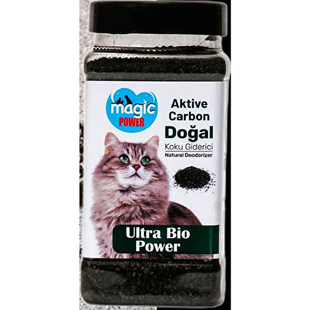 Magic Power Aktif Karbon Kedi Kumu Koku Giderici 120 Gr