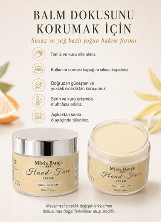 Portakal & Ylang Ylang El ve Yüz Kremi – 50 ml