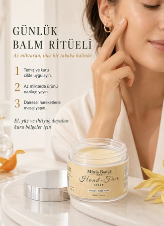 Portakal & Ylang Ylang El ve Yüz Kremi – 50 ml