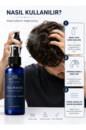Sea Waves Deniz Tuzu Saç Şekillendirici Sprey 250 ml