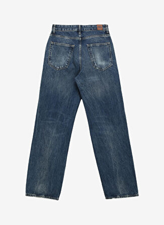 Denim Trip Yüksek Bel Ankle Paça Straight Mavi Kadın Denim Pantolon DT10502 TARA Yüksek Bel Straight Cr