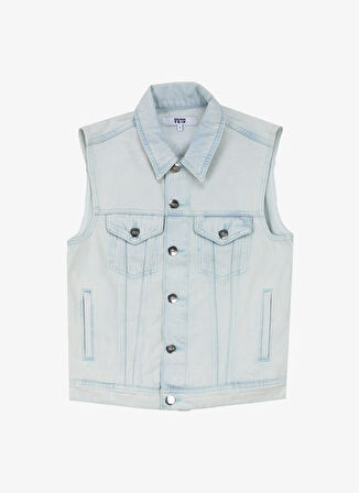 Denim Trip Buz Mavisi Kadın Yelek DT10515