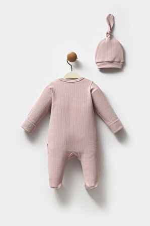 Moi Noi Şapkalı Tulum MNB1235 Mürdüm