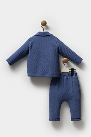 Moi Noi Ceketli Takım MNB5321 Navy Blue