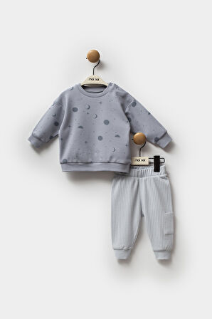 Moi Noi Galaxy 2’li Takım MNB5311 Gri