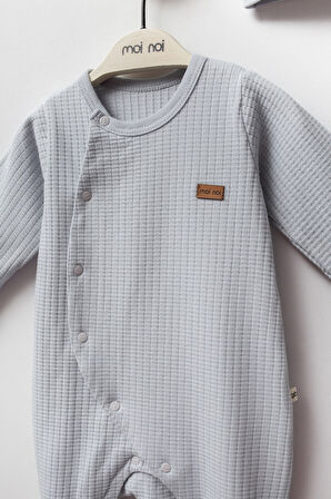 Moi Noi Galaxy Şapkalı Tulum MNB1244 Gri