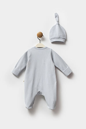 Moi Noi Galaxy Şapkalı Tulum MNB1244 Gri