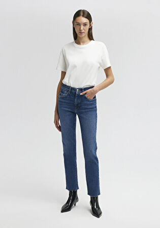 Viola Mavi Premium Vintage Koyu Mavi Jean Pantolon 101048-85290