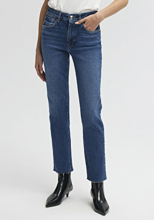 Viola Mavi Premium Vintage Koyu Mavi Jean Pantolon 101048-85290