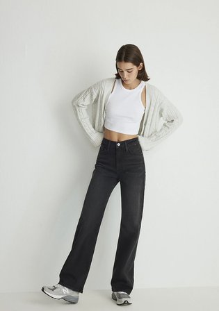 California Real Blue Gri Smoke Jean Pantolon 1010125-85596