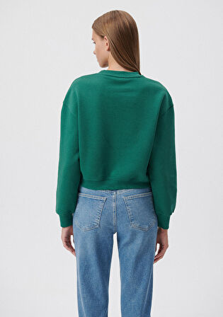 Mavi Logo Baskılı Yeşil Sweatshirt 1611601-71874