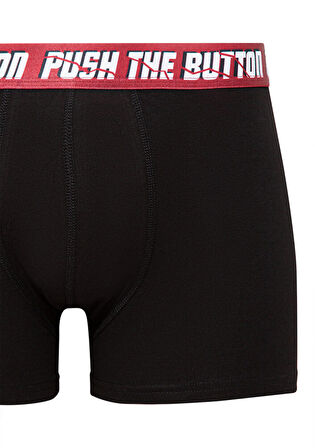 Mavi Siyah Basic Boxer 0911084-900