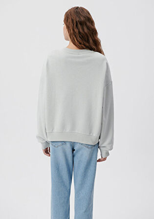 Mavi Oversize Gri Basic Sweatshirt 1611770-70074