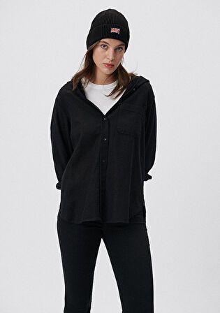 Mavi Logo Baskılı Siyah Bere 1912023-900