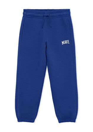 Mavi Logo Baskılı Mavi Eşofman Altı 6010000-70896