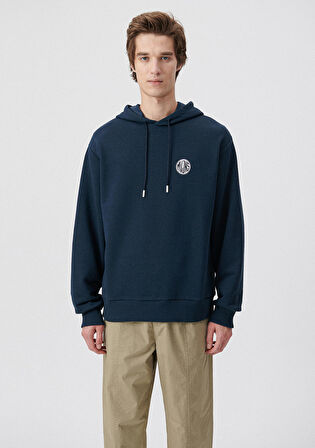 Mavi MVJNS Baskılı Lacivert Sweatshirt 0611786-70490