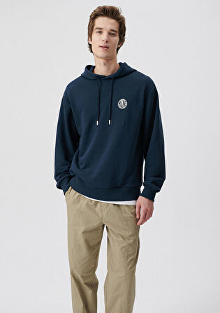 Mavi MVJNS Baskılı Lacivert Sweatshirt 0611786-70490