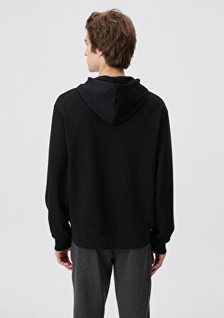 Mavi MVJNS Baskılı Siyah Sweatshirt 0611786-900