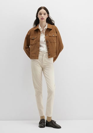 Cindy Bej Kadife Pantolon 100277-85801