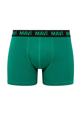 Mavi Yeşil Basic Boxer 0911077-35021