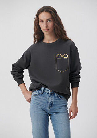 Mavi Harry Potter Baskılı Sweatshirt 1S10034-70087