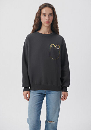 Mavi Harry Potter Baskılı Sweatshirt 1S10034-70087