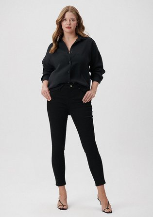 Marlie Everyday Siyah Jean Pantolon 101339-85945