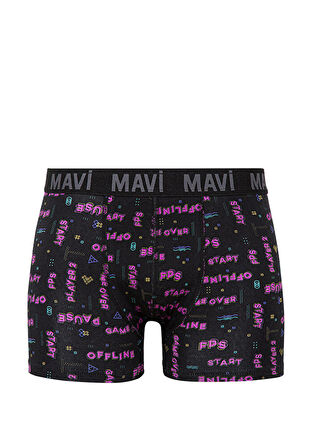 Mavi 3lü Basic Boxer Seti 0911220-900