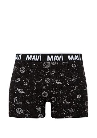Mavi 3lü Basic Boxer Seti 0911219-900