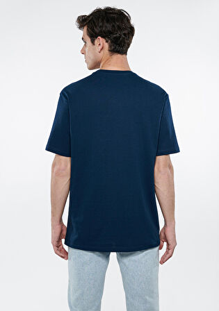 Mavi İstanbul Baskılı Lacivert Tişört 0611881-70490
