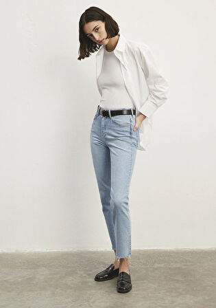 New York Classic Denim Buz Mavi Jean Pantolon 101441-86391