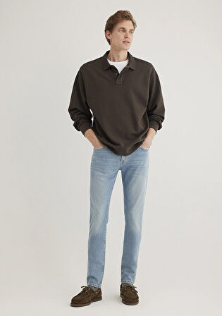 James Classic Denim Puslu Açık Mavi Jean Pantolon 0042486407