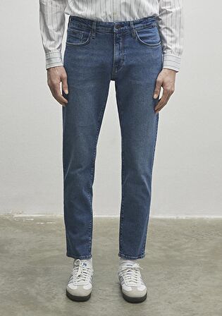 London Classic Denim İndigo Mavisi Jean Pantolon 0010172-85902