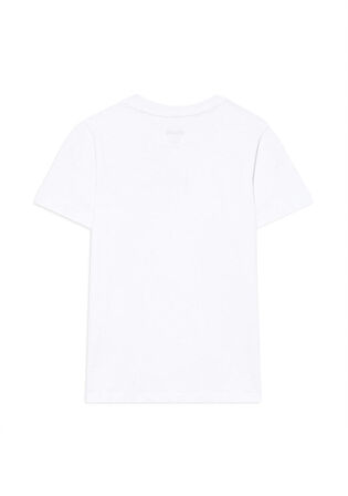 Mavi Kırmızı Miav Baskılı Çocuk Tişört 66332602